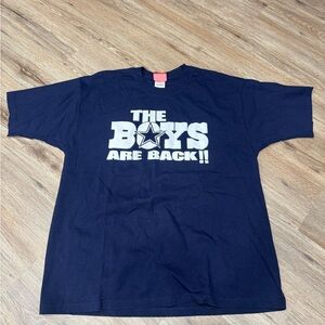 Y2K Reebok Cowboys 'The Boys Are Back!!' Graphic Tee